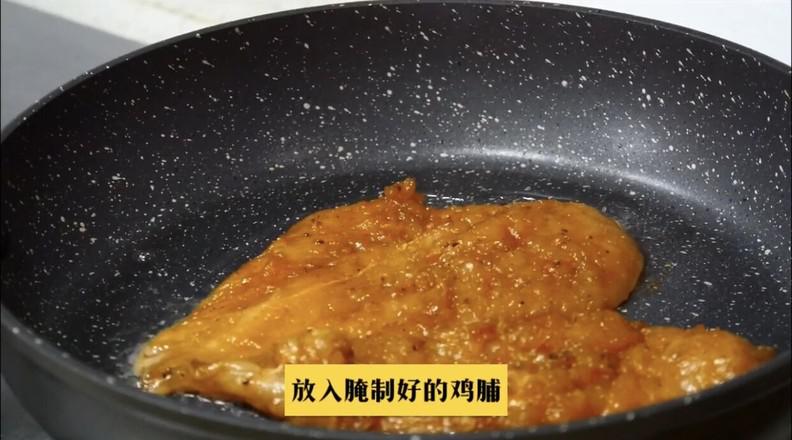 #冬至大如年#香煎雞脯的做法-咸鮮味煎菜譜