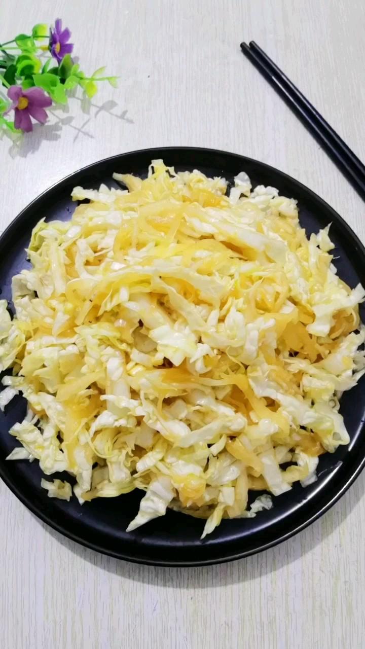 涼拌白菜絲的做法-咸鮮味拌菜譜