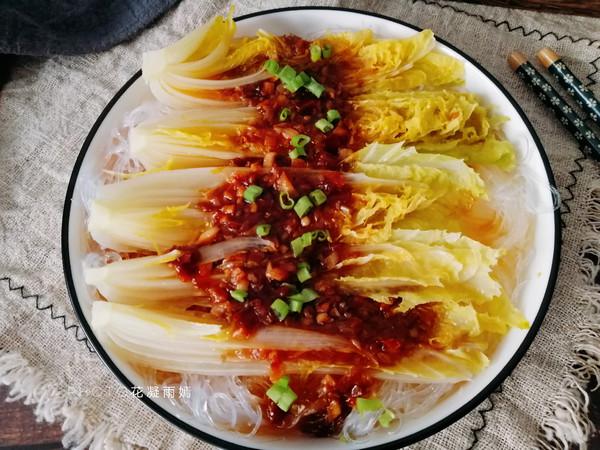 蠔油蒜蓉粉絲娃娃菜的做法-家常味蒸菜譜