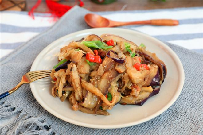 肉餅茄子的做法-家常味炒菜譜