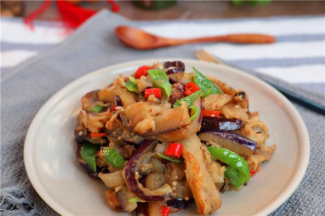 肉餅茄子的做法-家常味炒菜譜