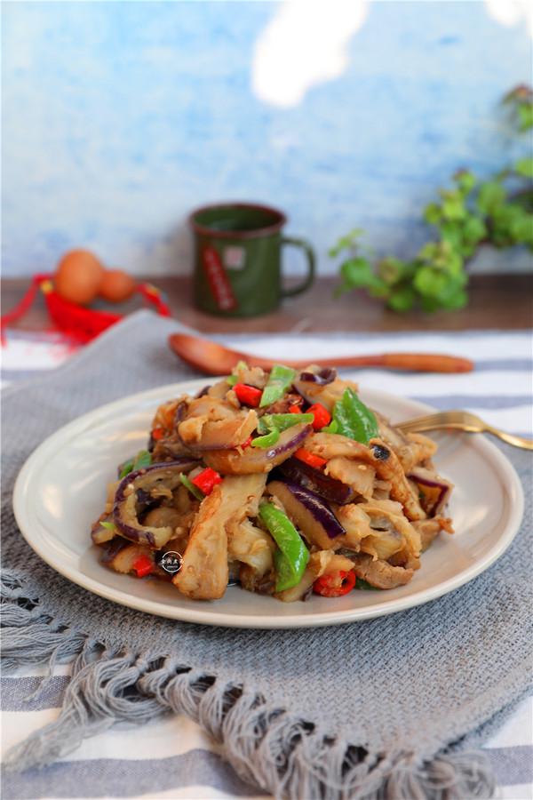 肉餅茄子的做法-家常味炒菜譜