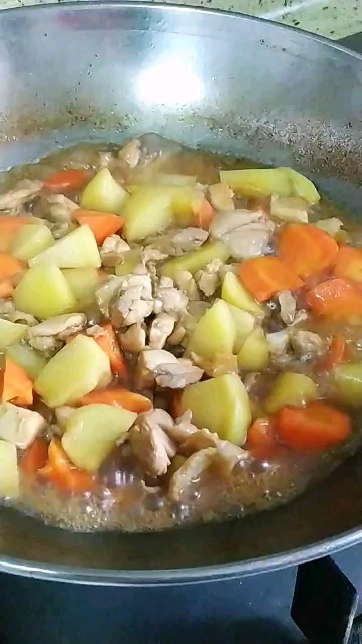 冬季，這菜燉1鍋，熱乎養(yǎng)分足好味道的做法-咖喱味燉菜譜