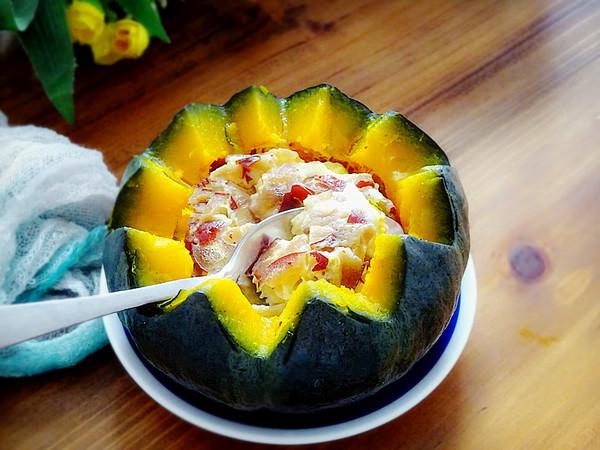 南瓜紅棗蒸蛋的做法-家常味蒸菜譜