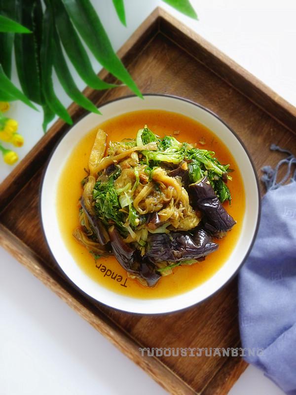 去火又瘦身的茄子拌苦菊的做法-咸鮮味拌菜譜