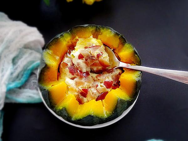 南瓜紅棗蒸蛋的做法-家常味蒸菜譜