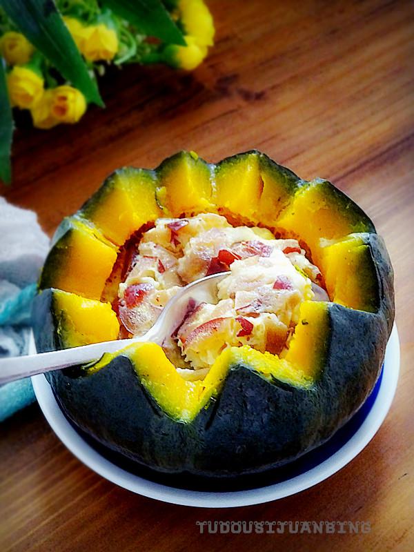 南瓜紅棗蒸蛋的做法-家常味蒸菜譜