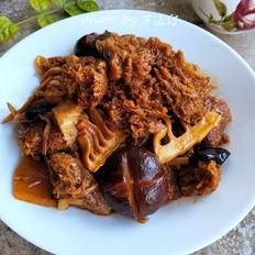 四鮮烤麩的做法-家常味燉菜譜