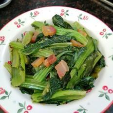 簡簡單單也不失美味~~臘肉炒芥菜的做法-家常味炒菜譜