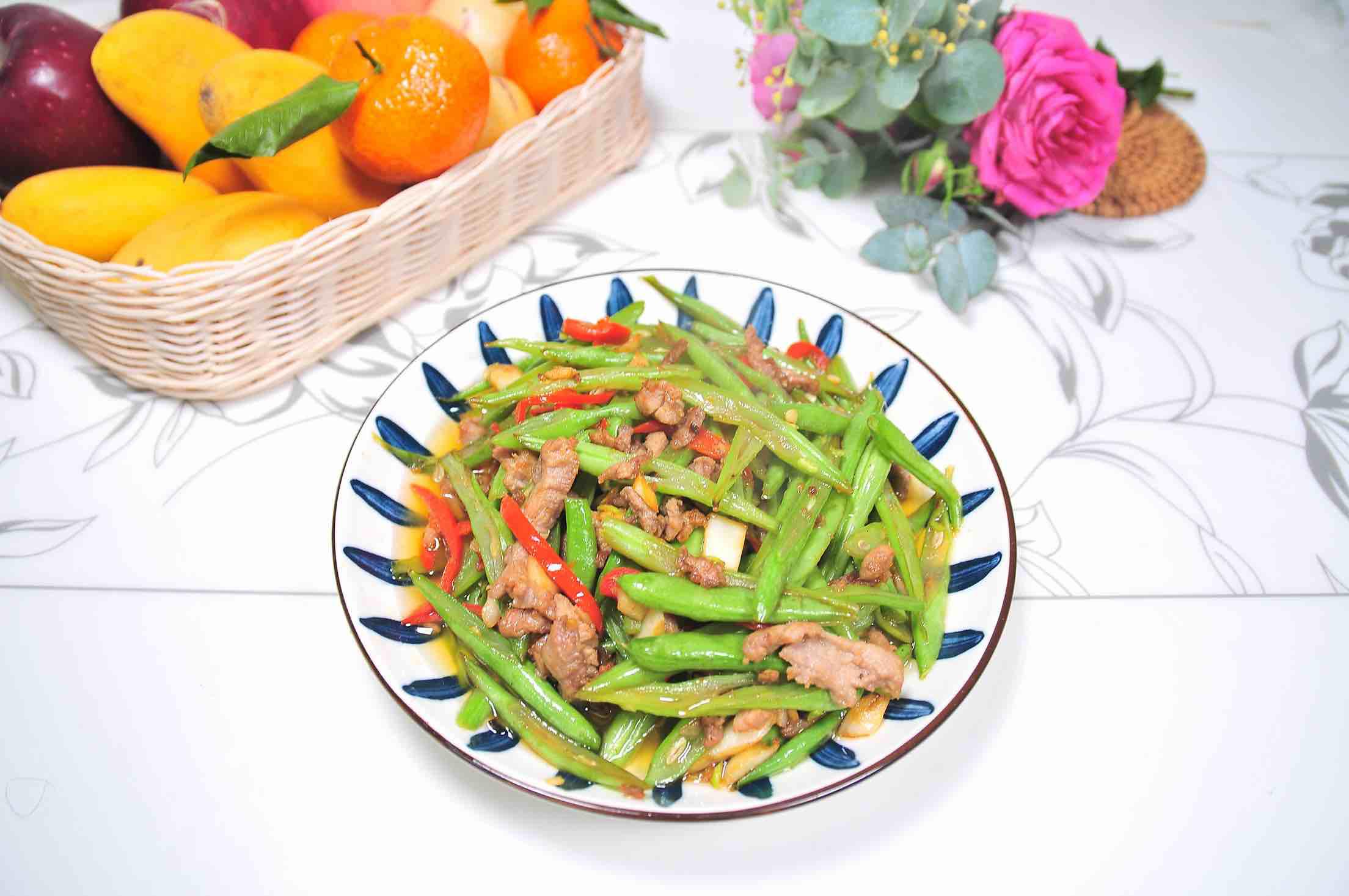 豆角炒肉絲的做法-咸鮮味炒菜譜