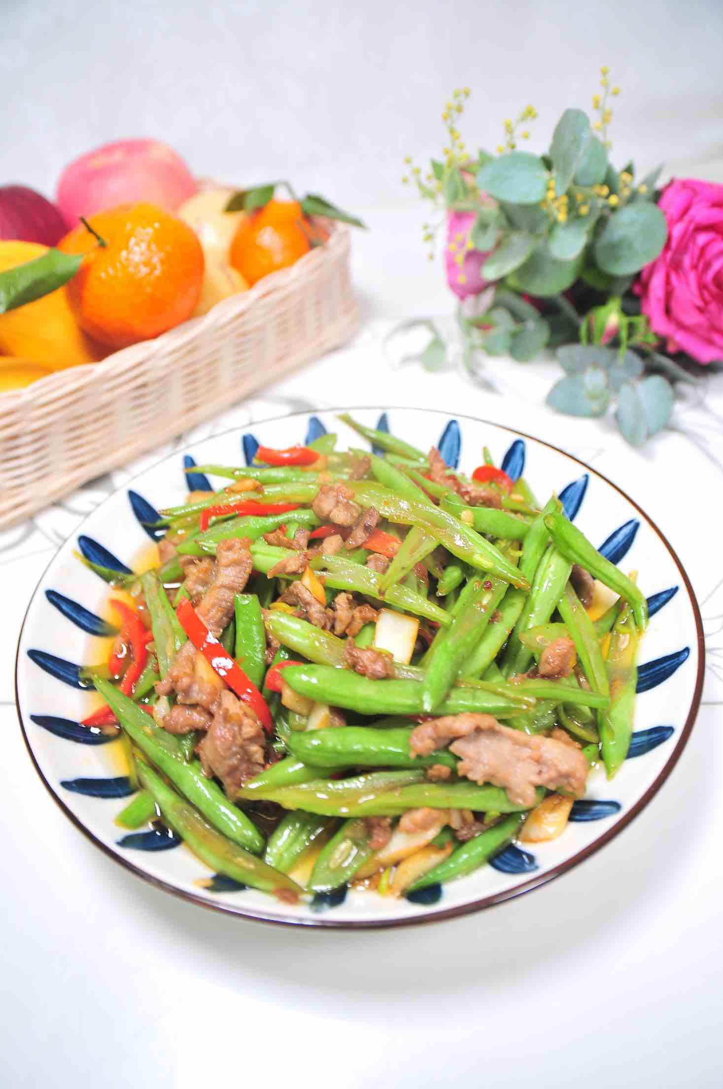 豆角炒肉絲的做法-咸鮮味炒菜譜