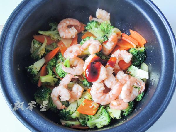 西藍花炒蝦仁的做法-家常味炒菜譜