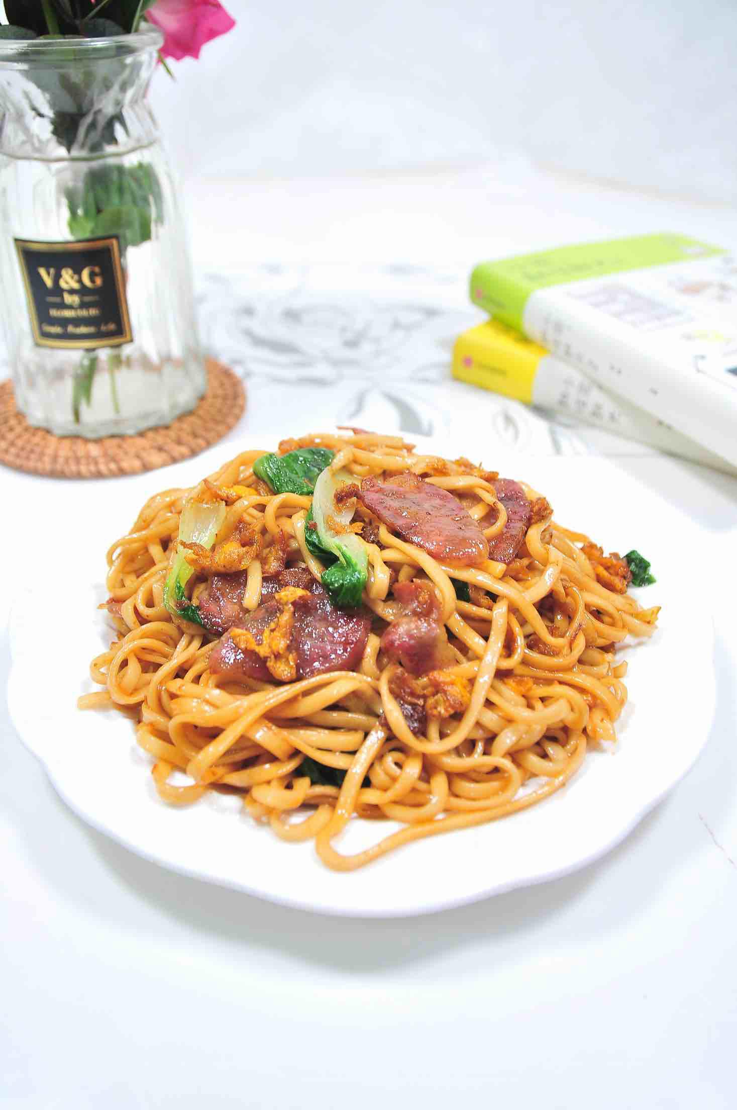 香腸炒面的做法-咸鮮味炒菜譜