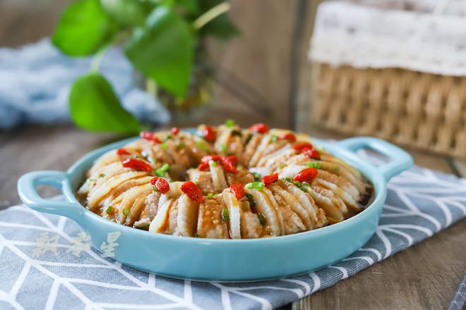 白蘿卜釀肉的做法-家常味蒸菜譜