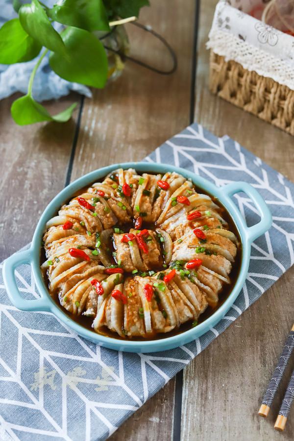 白蘿卜釀肉的做法-家常味蒸菜譜