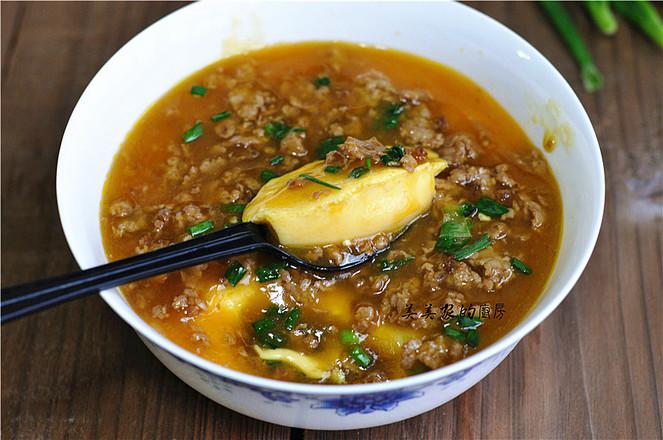 比布丁還要嫩的肉末水蒸蛋的做法-咸鮮味蒸菜譜