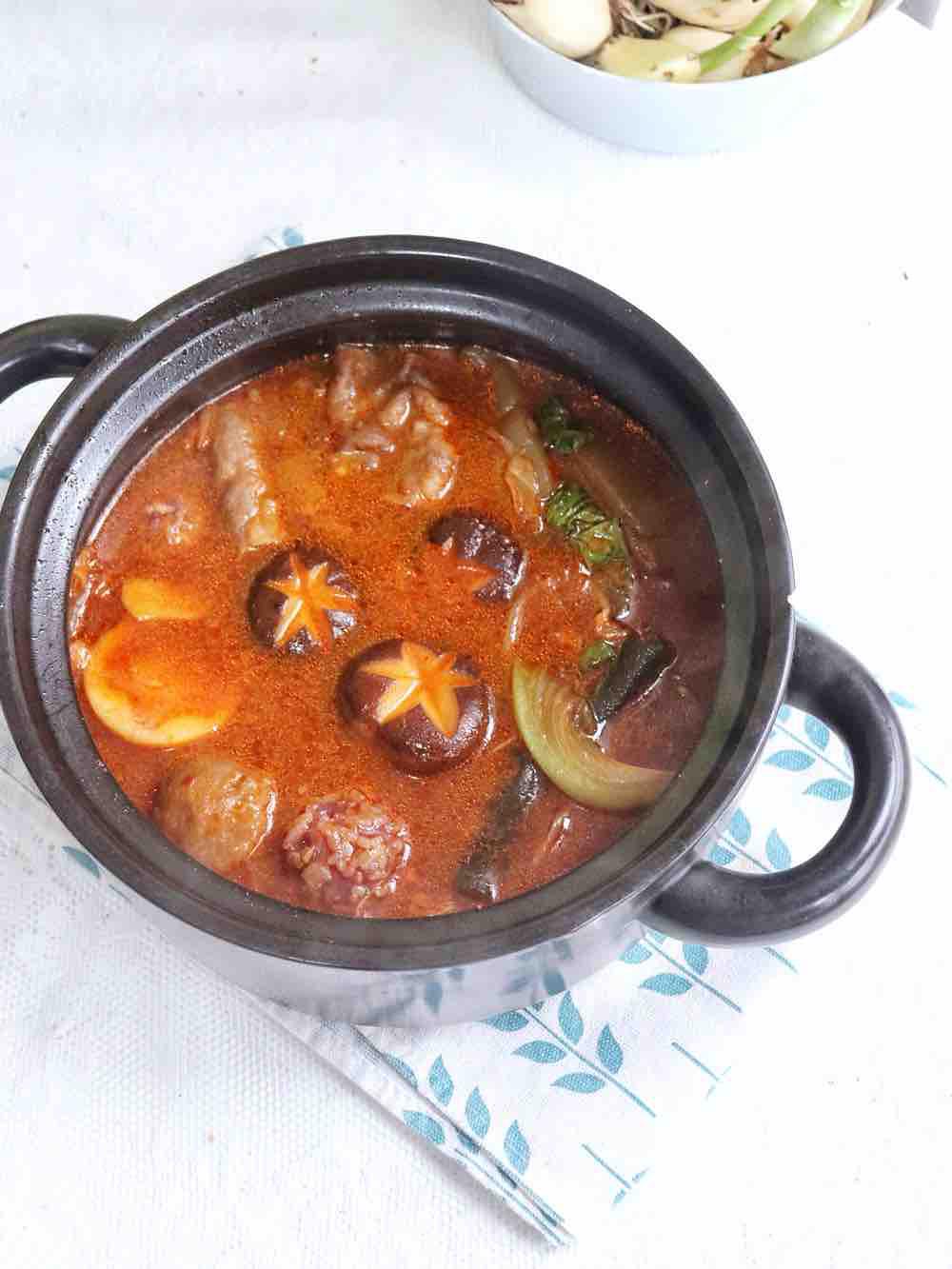 一人食泡菜鍋的做法-家常味煮菜譜