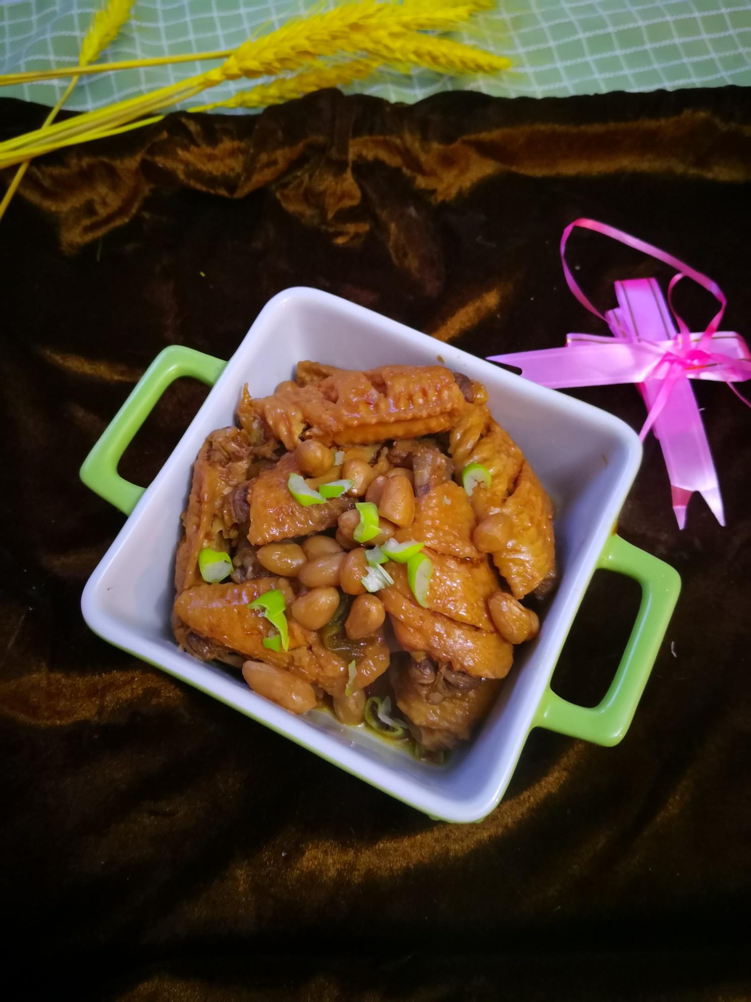 雞翅醬花生米的做法-醬香味醬菜譜