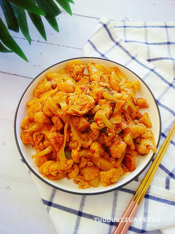 菜花炒雞蛋的做法-其它口味炒菜譜