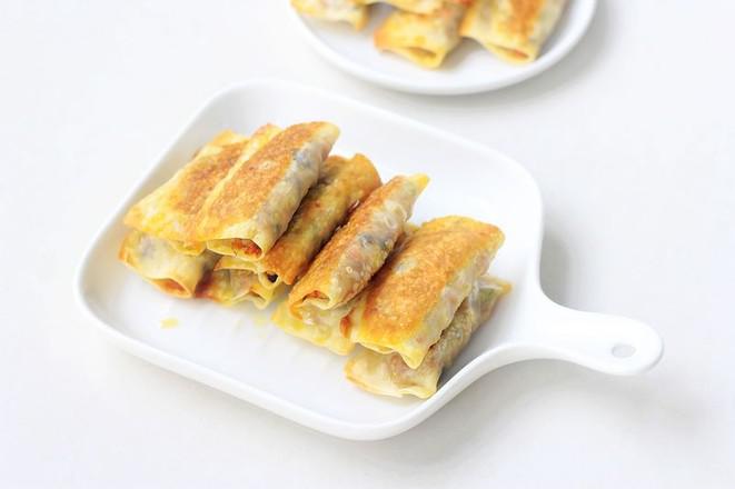 糯米雞肉鍋貼的做法-家常味煎菜譜