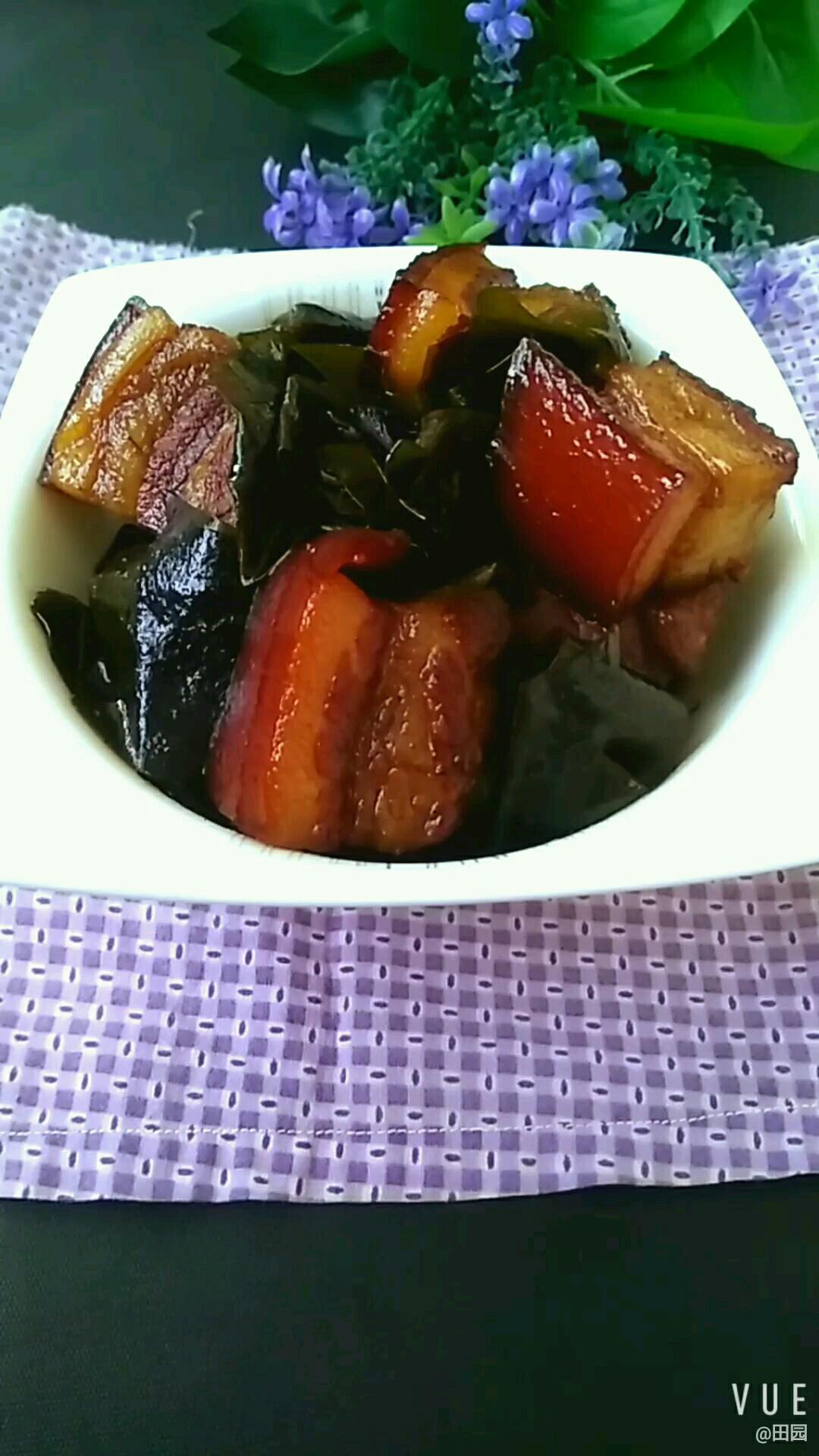 五花肉配海帶 完美的做法-咸鮮味燒菜譜