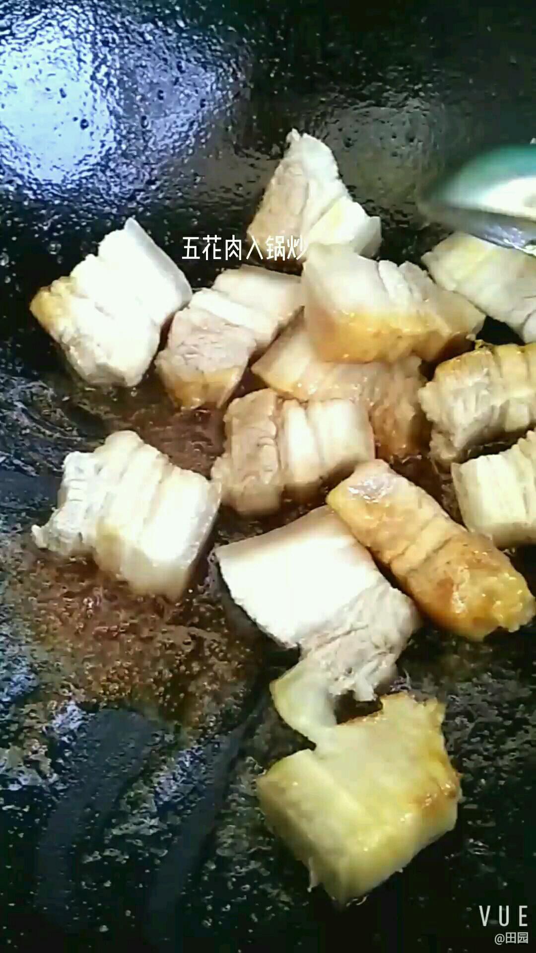 五花肉配海帶 完美的做法-咸鮮味燒菜譜