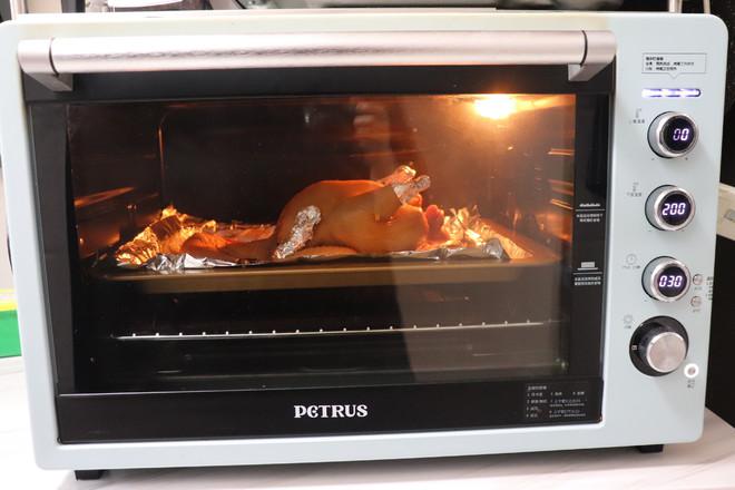 五彩斑斕 脆皮烤雞的做法-其它口味烤菜譜