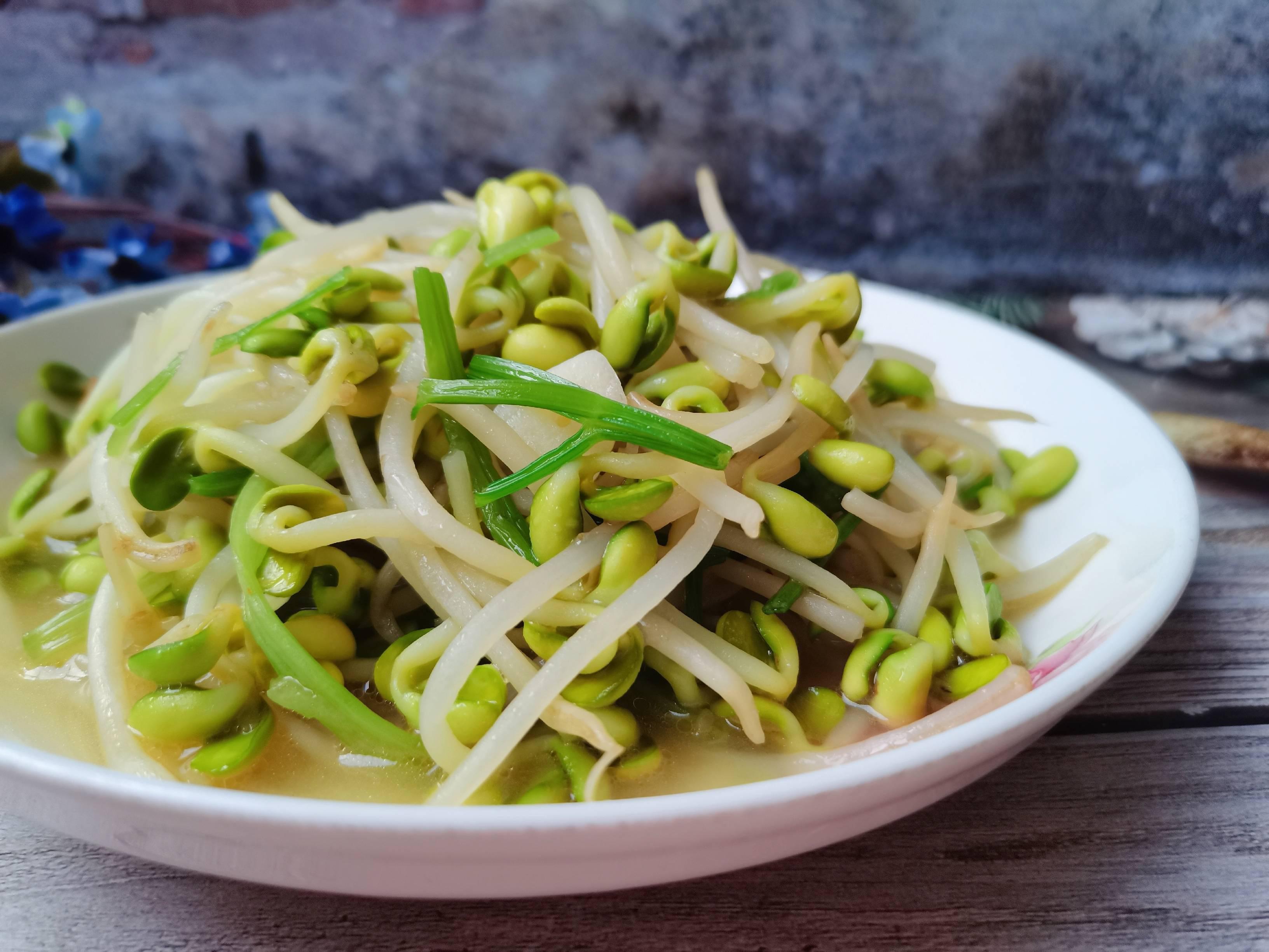 家常菜“清炒黃豆芽”的做法-家常味炒菜譜