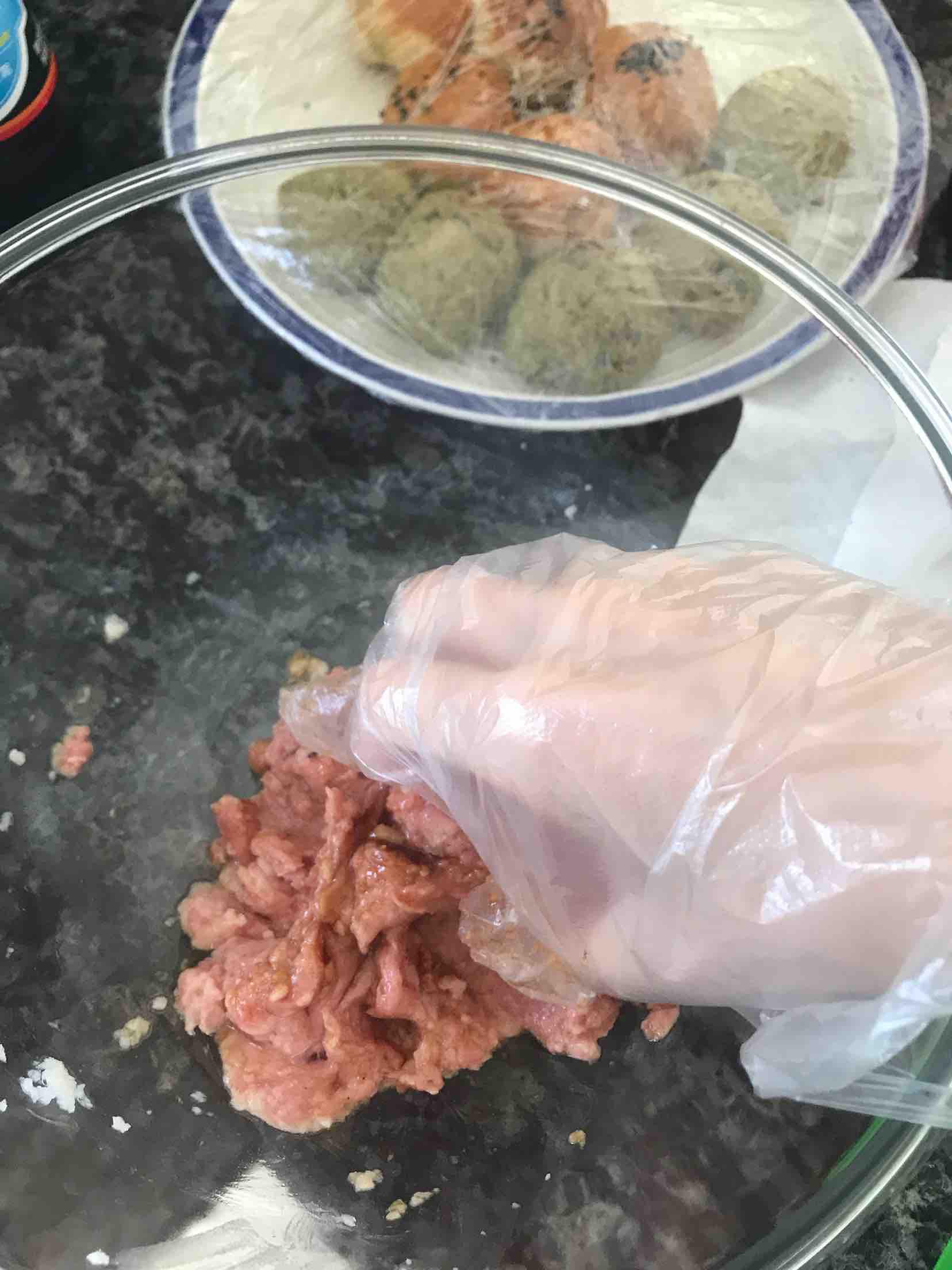 糯米雞肉丸（減肥版）的做法-家常味蒸菜譜