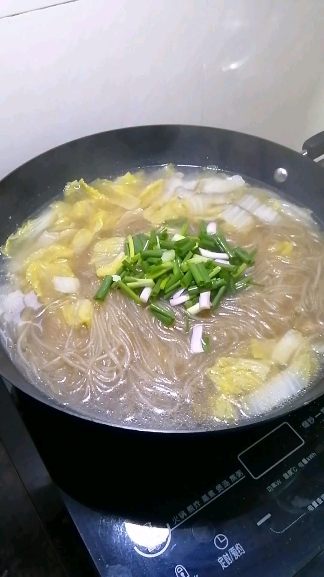 肉丁白菜燉粉條的做法-家常味燉菜譜