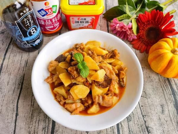 兔肉燒山藥的做法-家常味燒菜譜