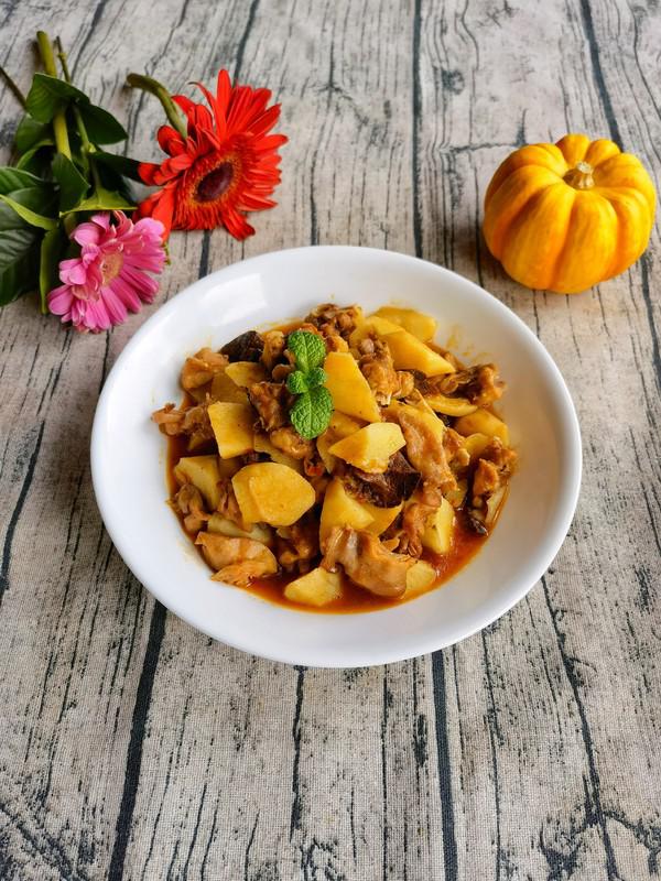 兔肉燒山藥的做法-家常味燒菜譜