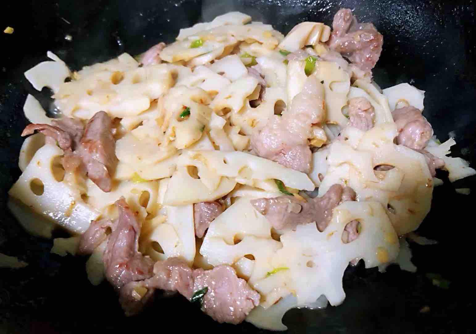 蓮藕炒肉片的做法-咸鮮味炒菜譜