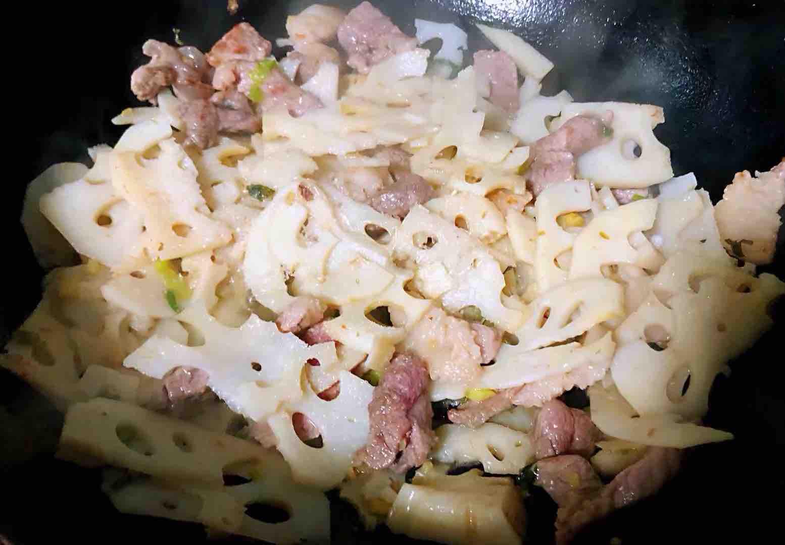 蓮藕炒肉片的做法-咸鮮味炒菜譜