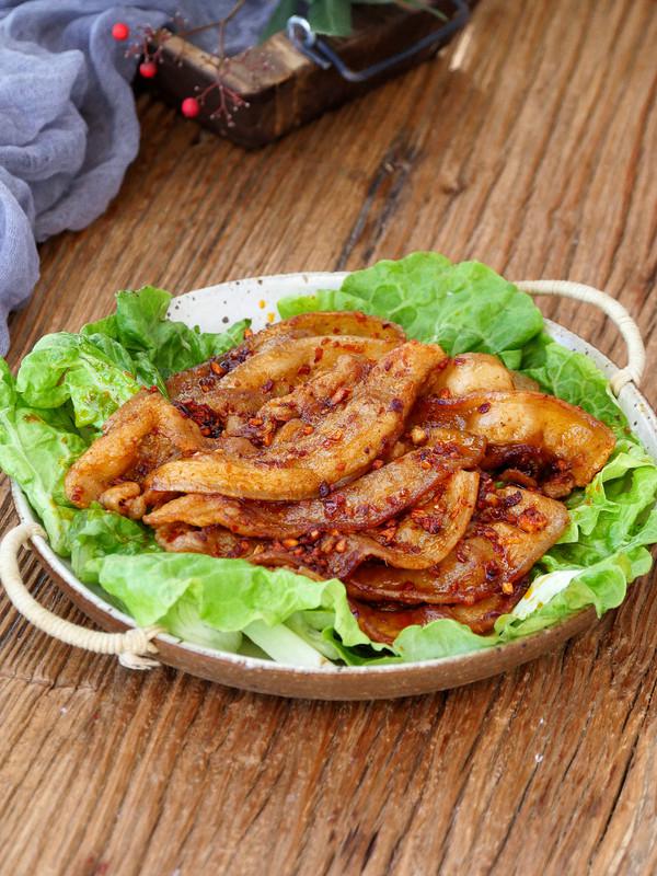 香煎麻辣五花肉的做法-麻辣味煎菜譜