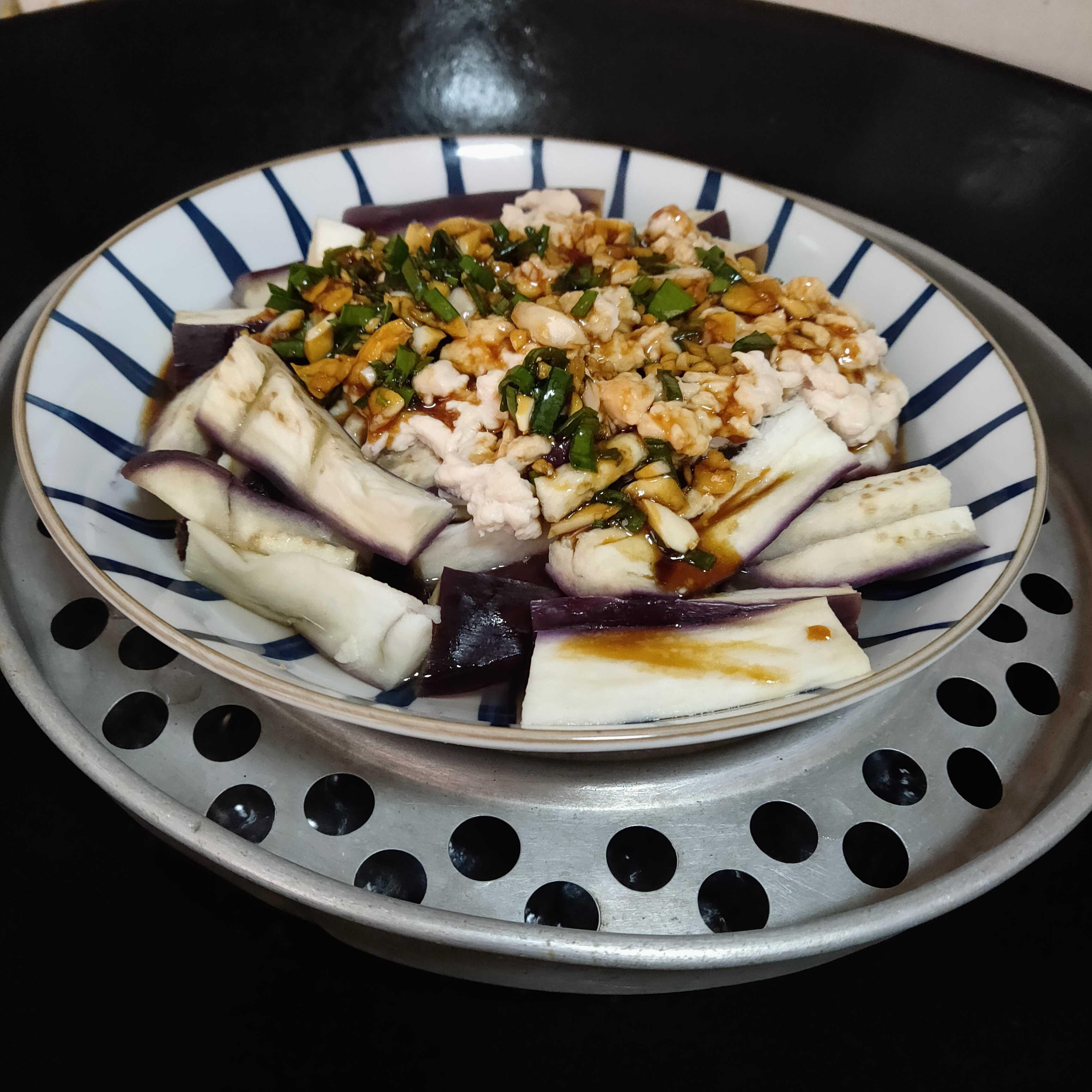 茄子蒸肉末的做法-家常味炒菜譜