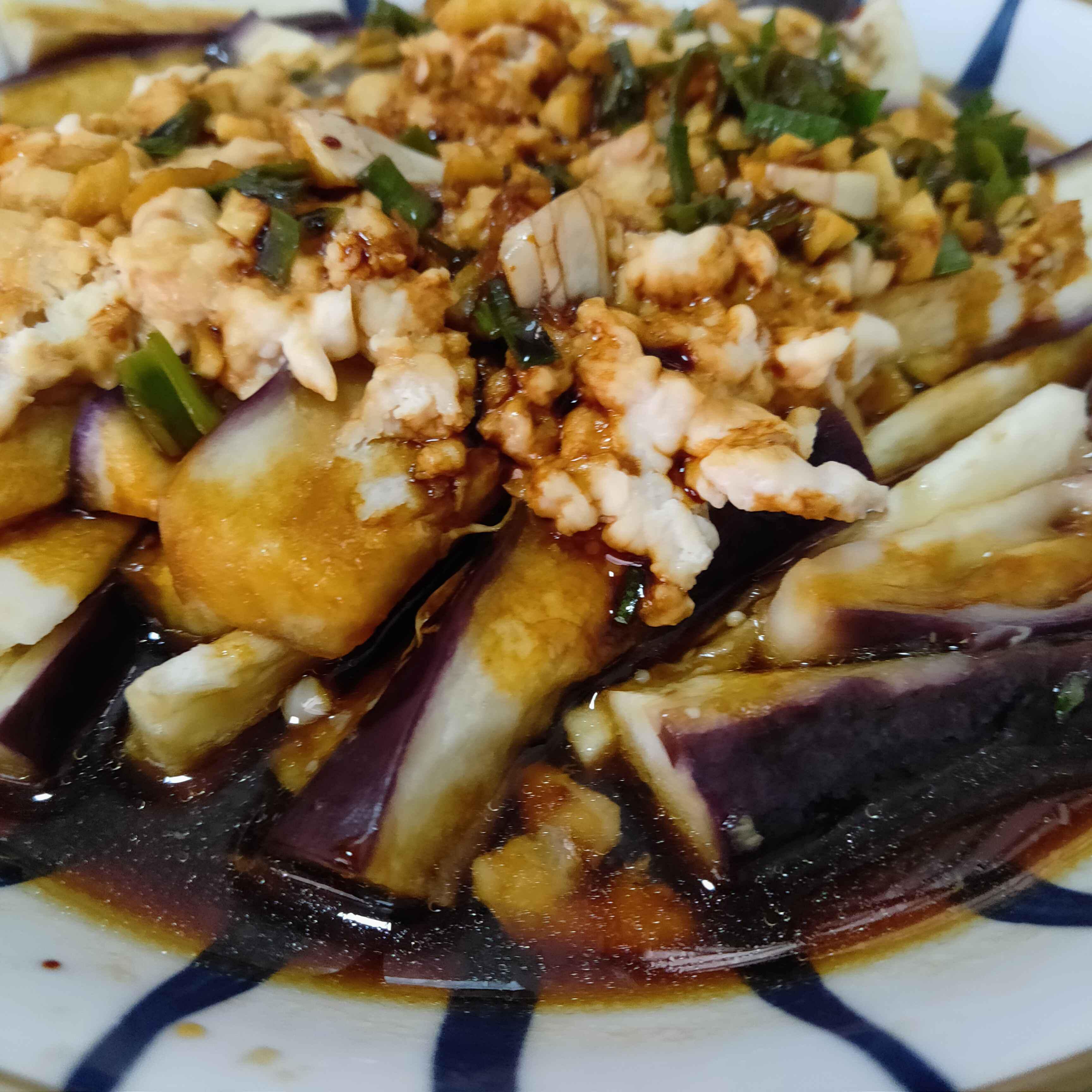 茄子蒸肉末的做法-家常味炒菜譜