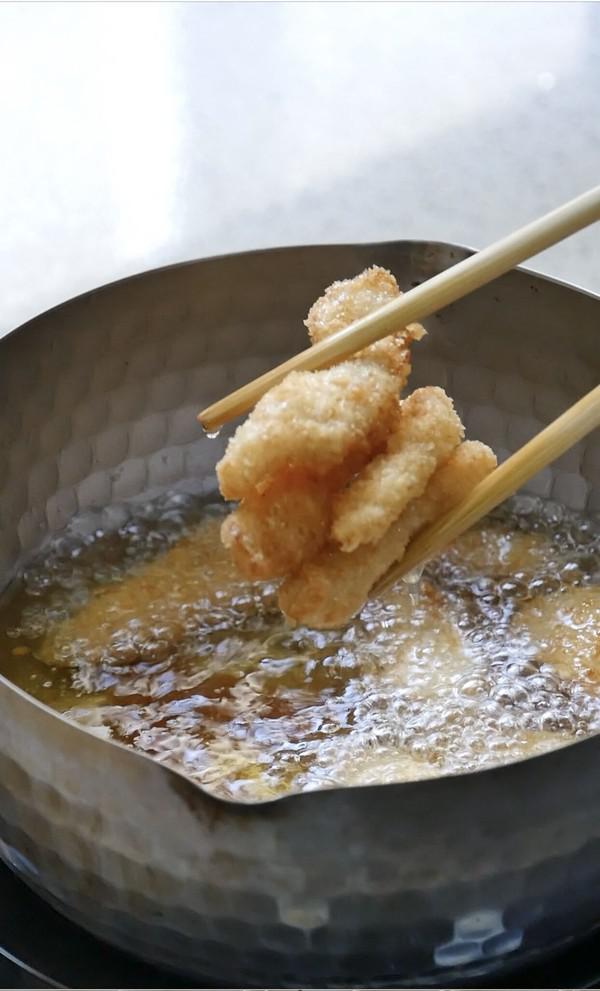 茄汁魚柳的做法-酸甜味炸菜譜