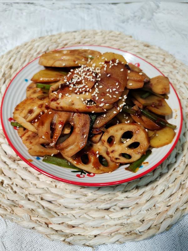 香辣時(shí)蔬的做法-香辣味炒菜譜