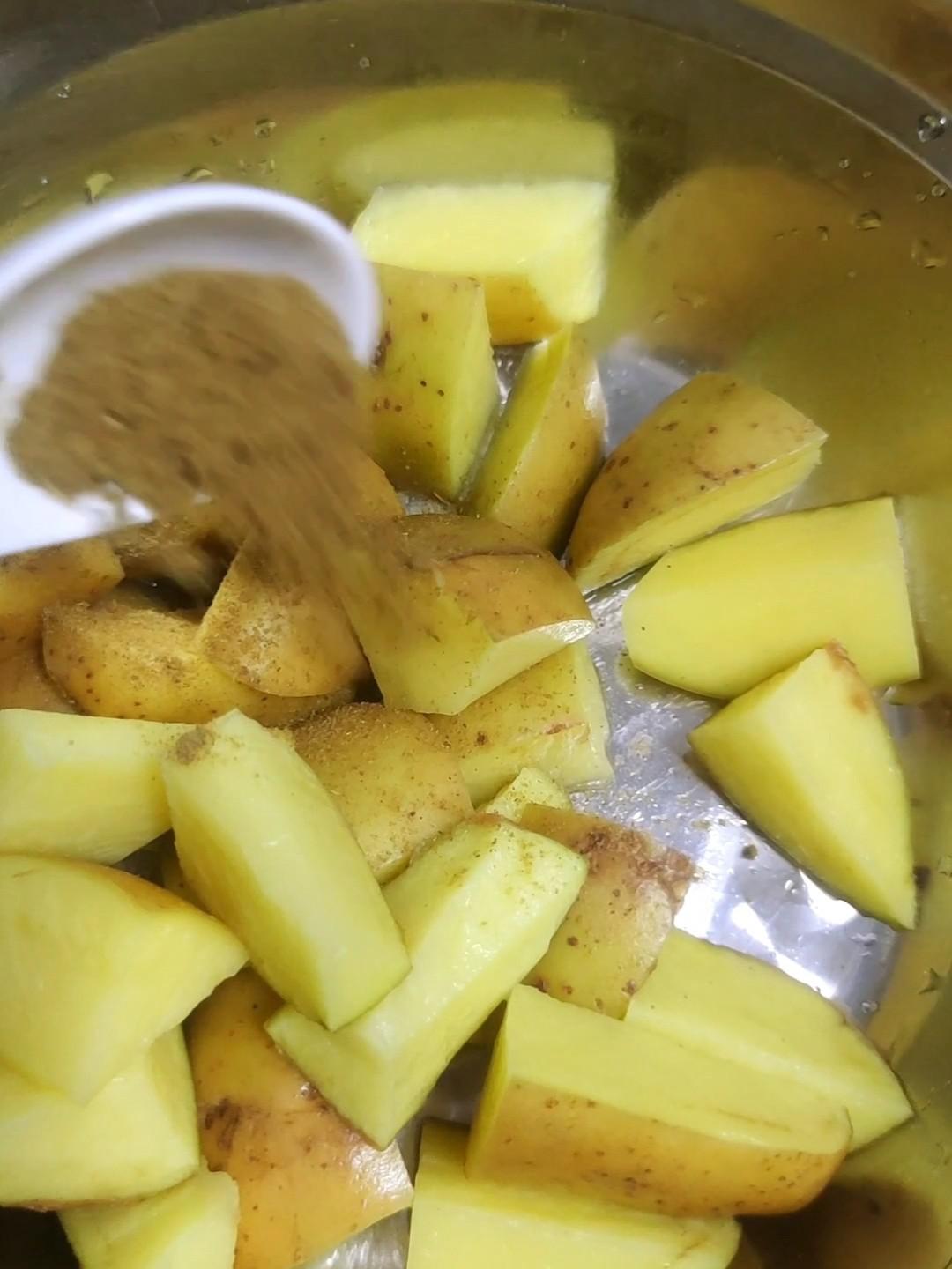 孜然土豆的做法-家常味烤菜譜