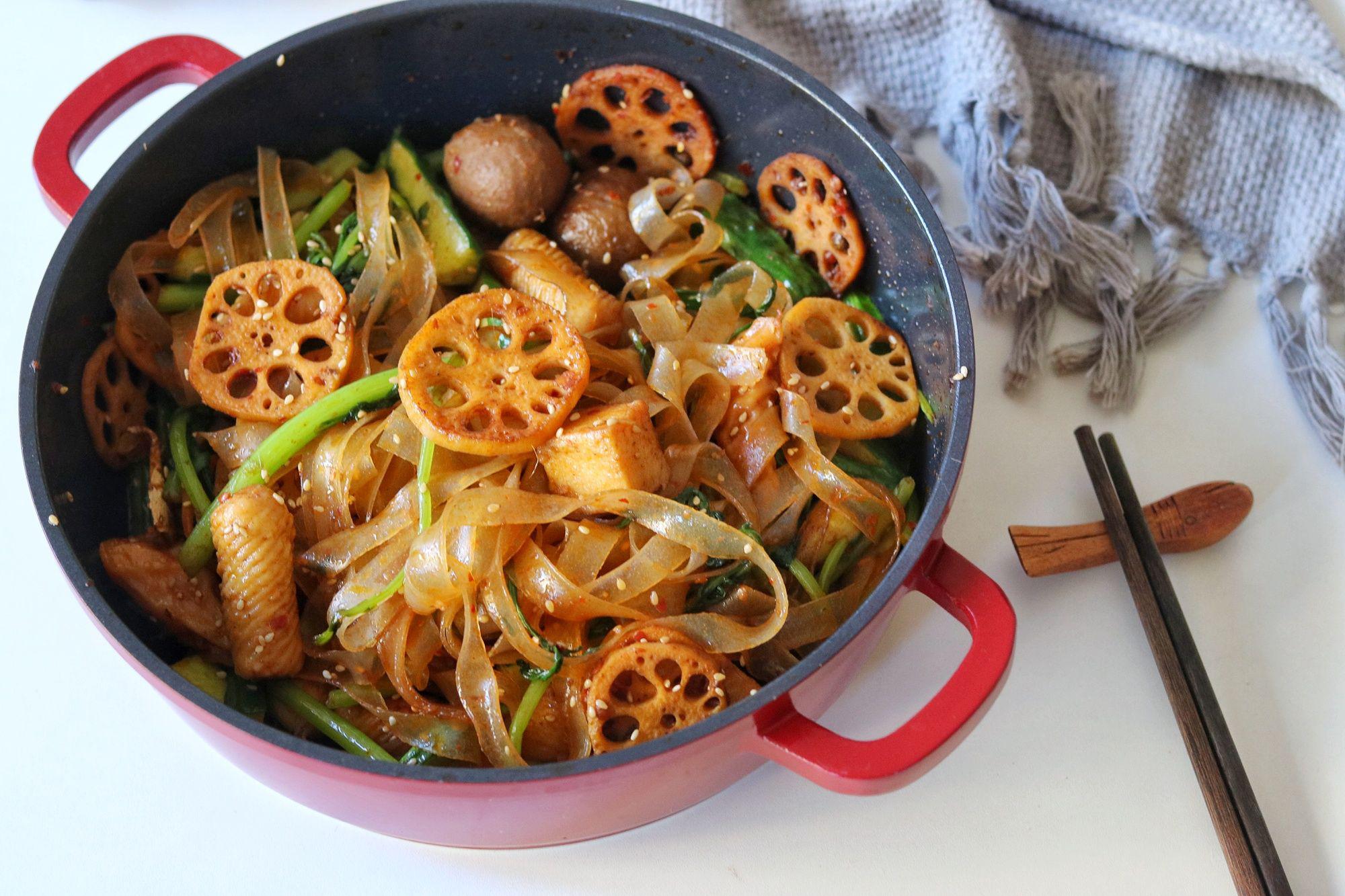 魚丸多多麻辣香鍋的做法-香辣味炒菜譜