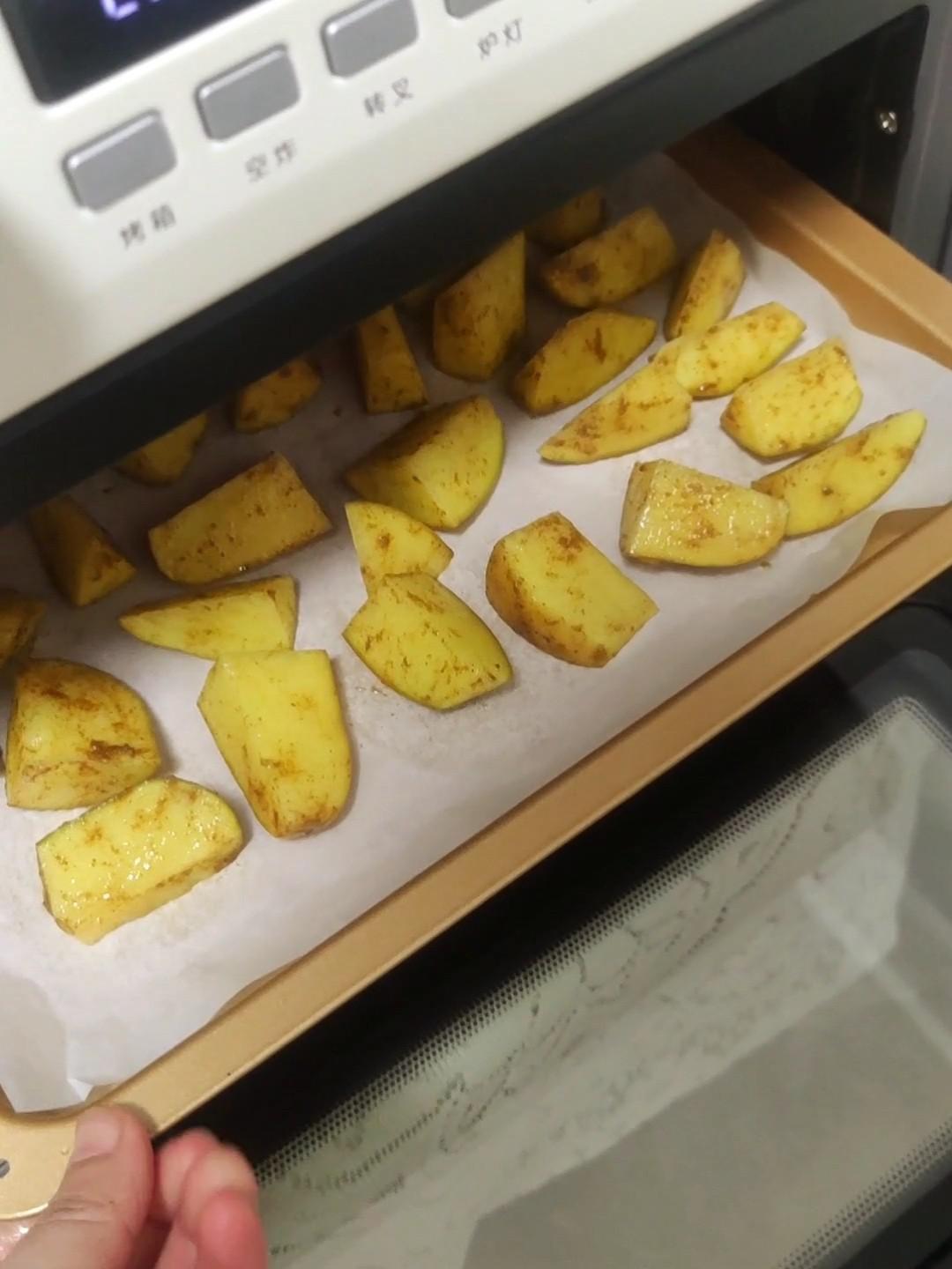 孜然土豆的做法-家常味烤菜譜