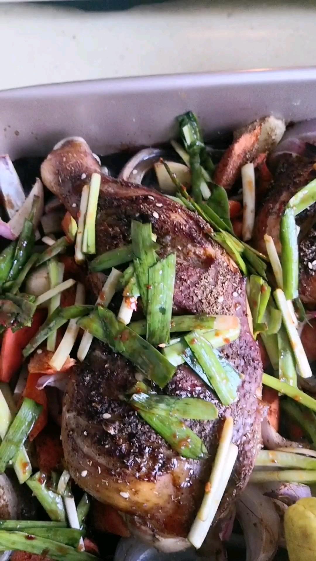 香而不膩的烤雞腿的做法-其它口味烤菜譜