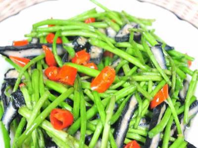 蘆蒿炒臭干的做法-其它口味炒菜譜