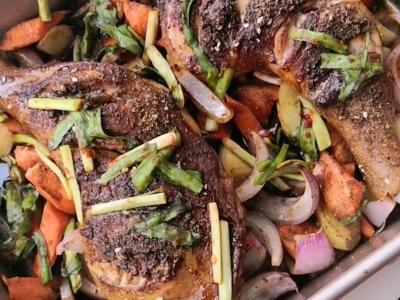 香而不膩的烤雞腿的做法-其它口味烤菜譜