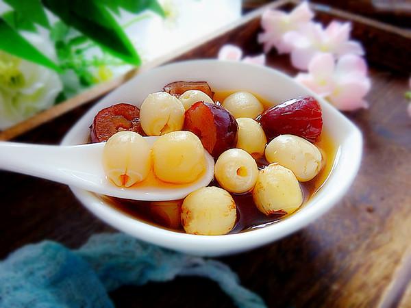 蓮子蒸紅棗的做法-甜味蒸菜譜