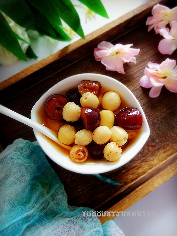 蓮子蒸紅棗的做法-甜味蒸菜譜