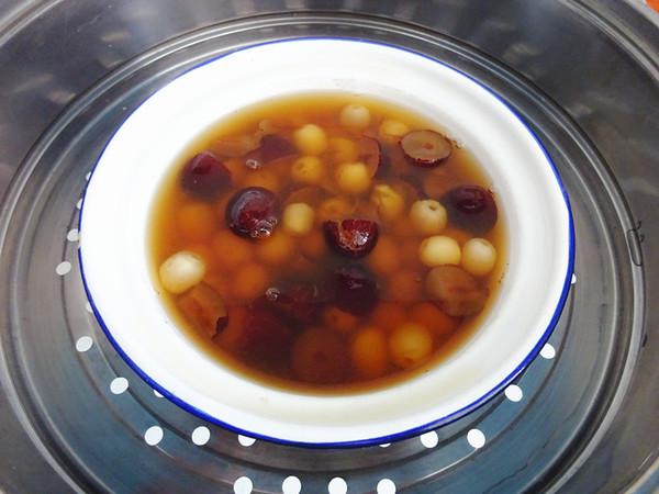 蓮子蒸紅棗的做法-甜味蒸菜譜