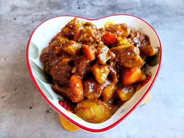 咖喱牛腩燉土豆的做法-咖喱味燉菜譜