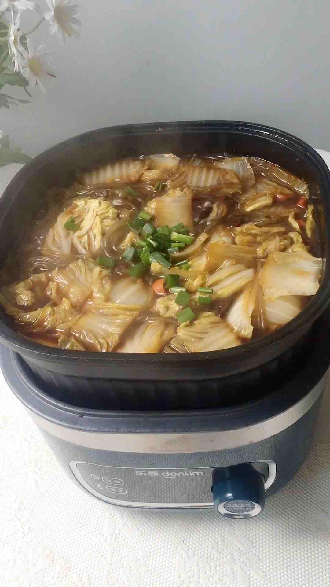 白菜豬肉燉粉條的做法-家常味煮菜譜
